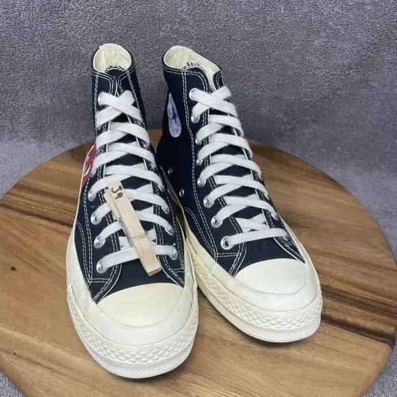 Converse Chuck Taylor All Star 70 High x Comme des Garcons CDG Women’s Size 9 - Picture 8 of 8
